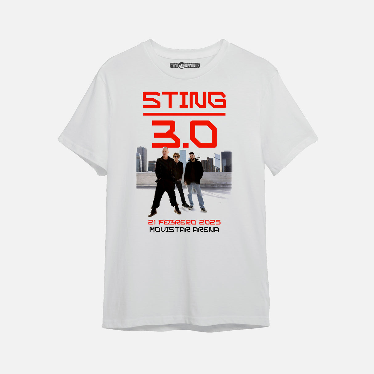 Sting - SANTIAGO Tour 3 0 - Polera