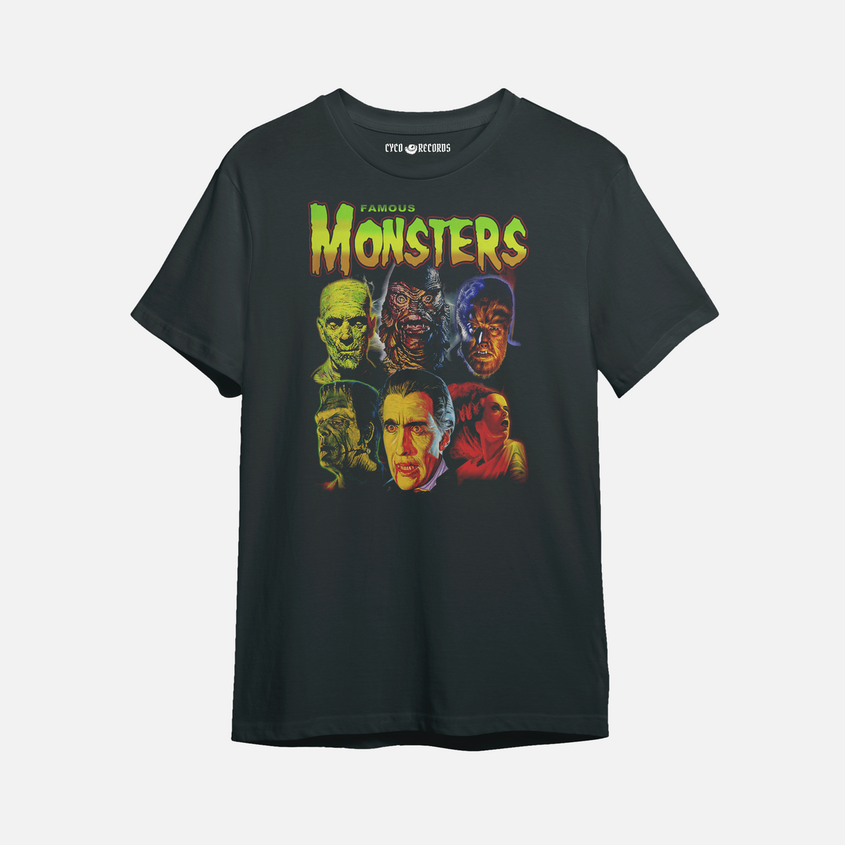 Famous Monsters - collage - Polera