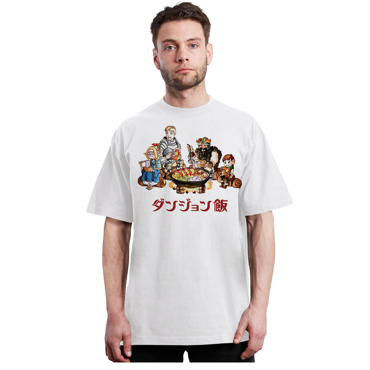 Dungeon meshi - Laios - Marcille - Anime - Polera