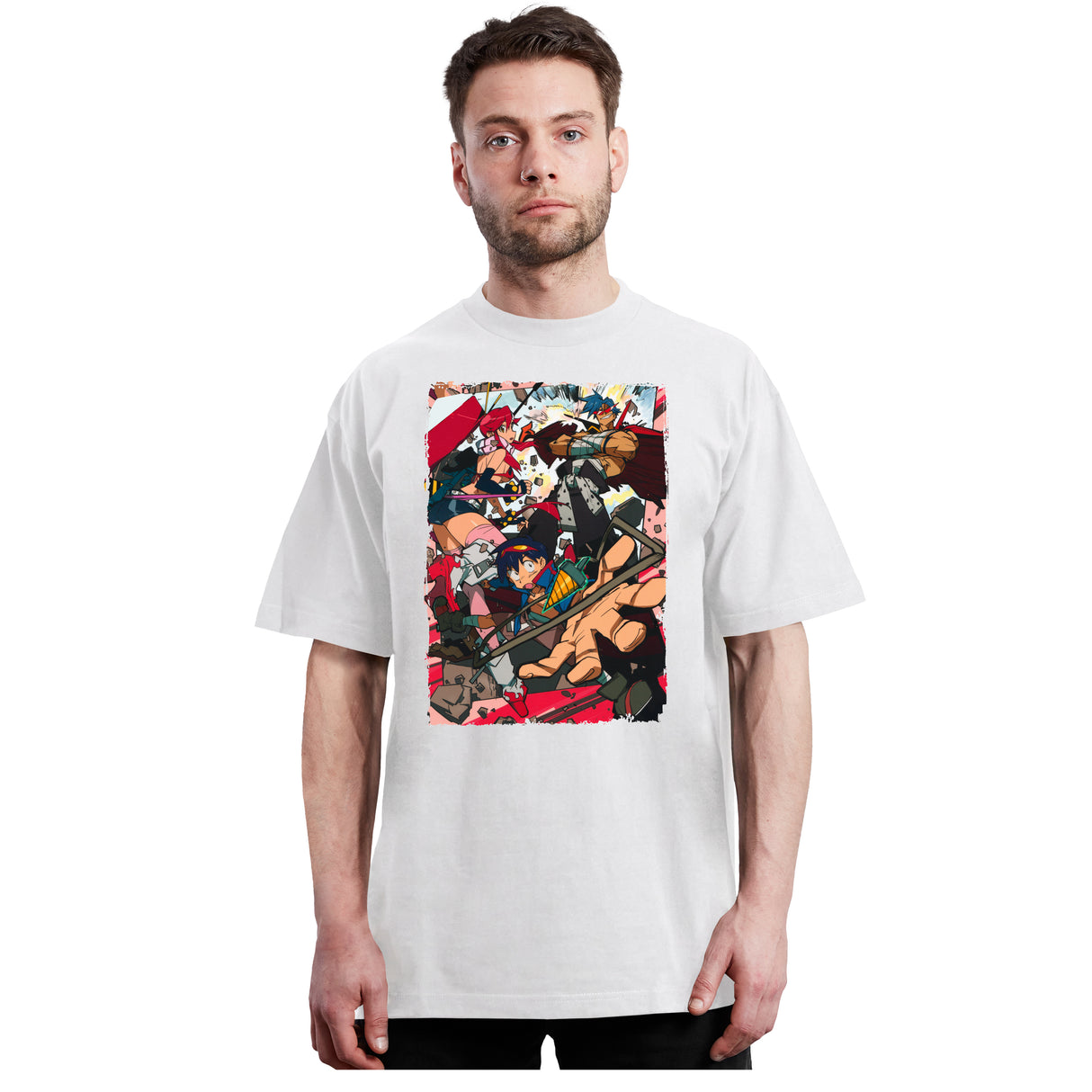 Gurren Lagan - Simon poster - Polera