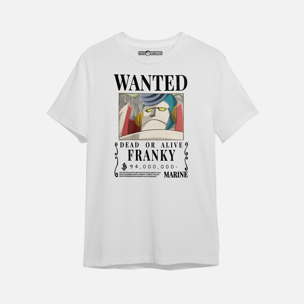 One Piece - Franky Wanted - Polera