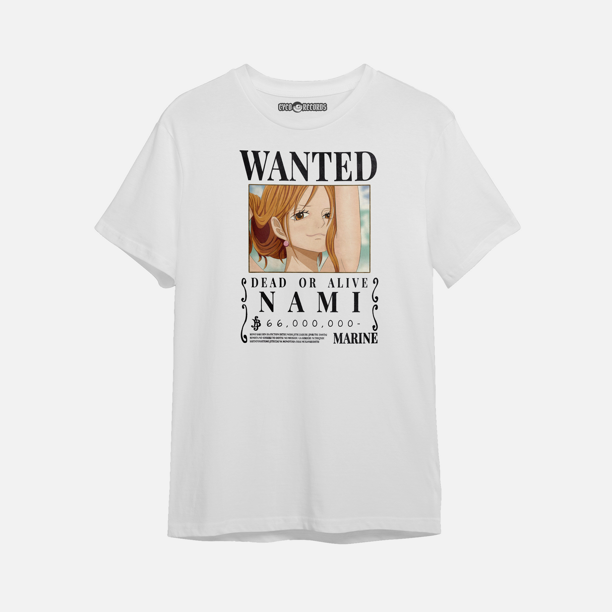 One Piece - Nami Wanted - Polera