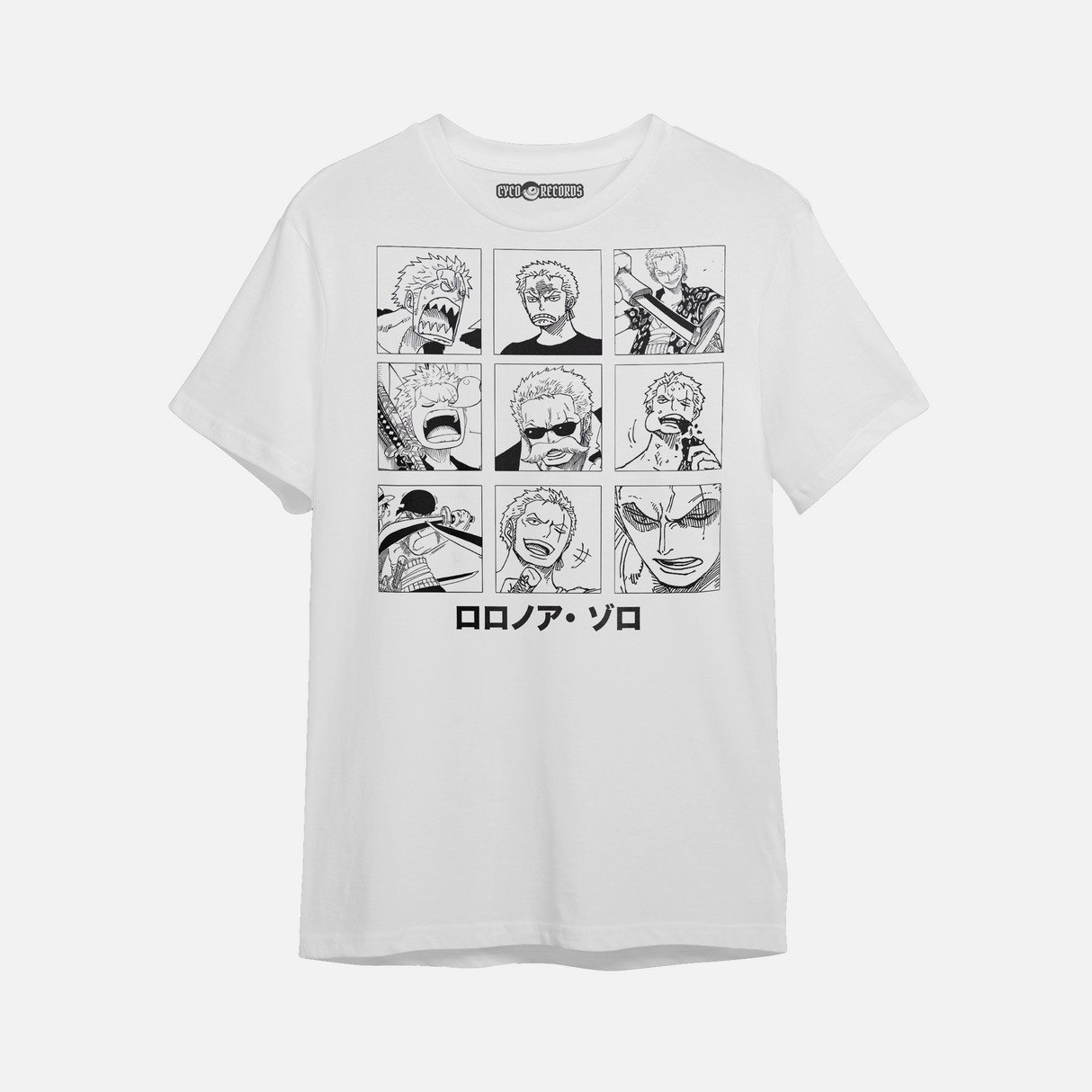 One Piece - Zoro Caras - Polera