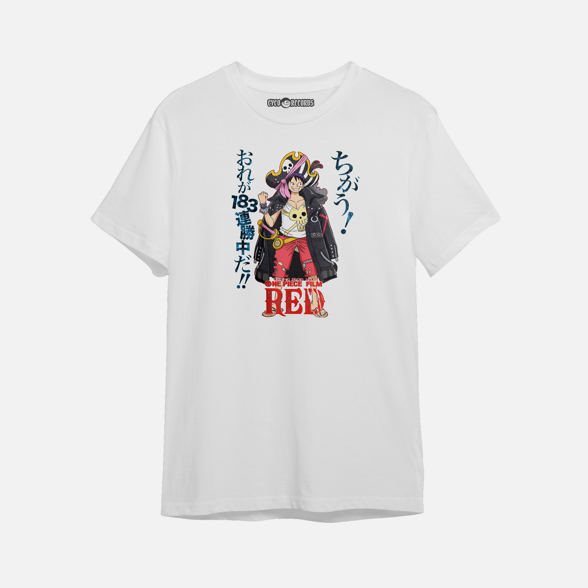 One Piece Red - Luffy Pirata - Polera