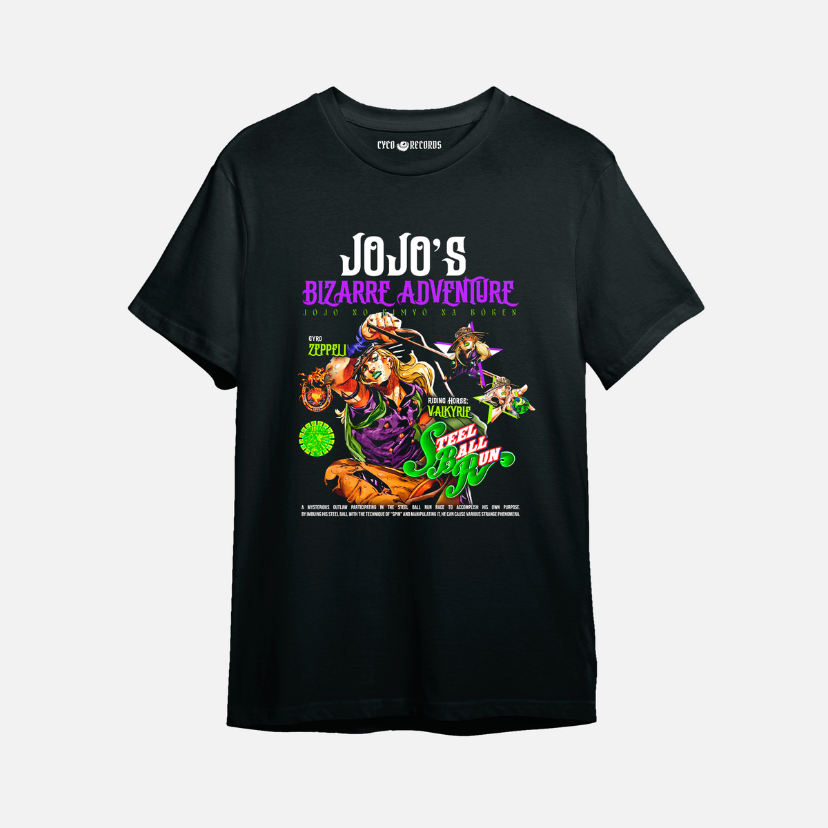 Steel Ball Run - Gyro Zeppeli - Polera