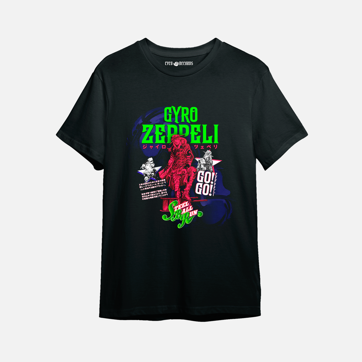 Steel Ball Run - Gyro Zeppeli Jojos - Polera