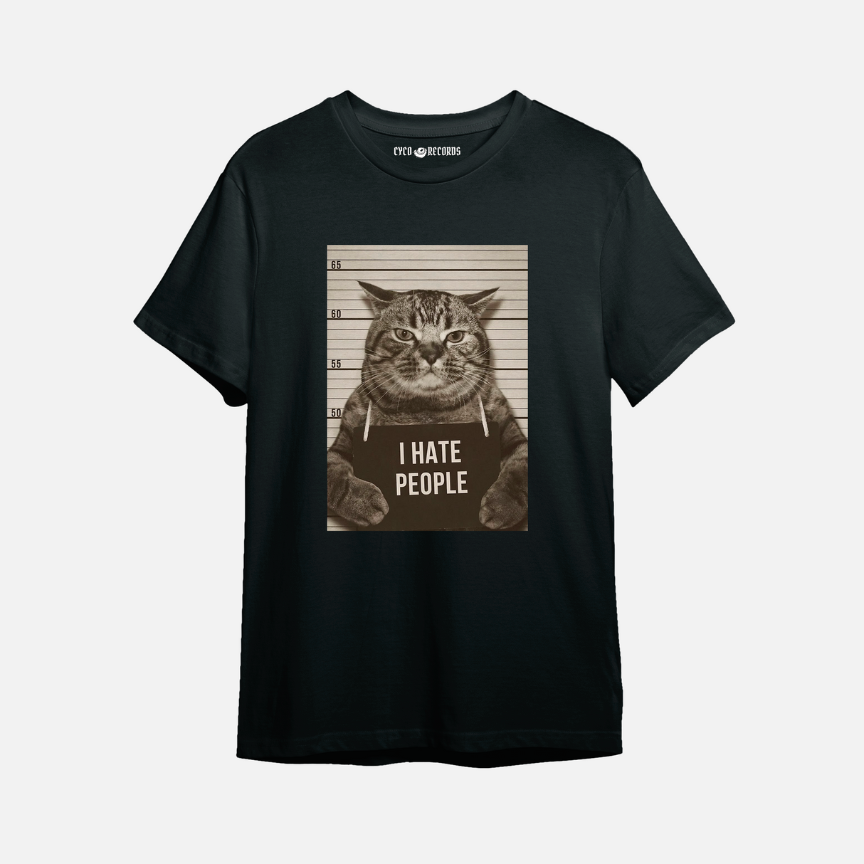 Meme - Gato I Hate People - Polera