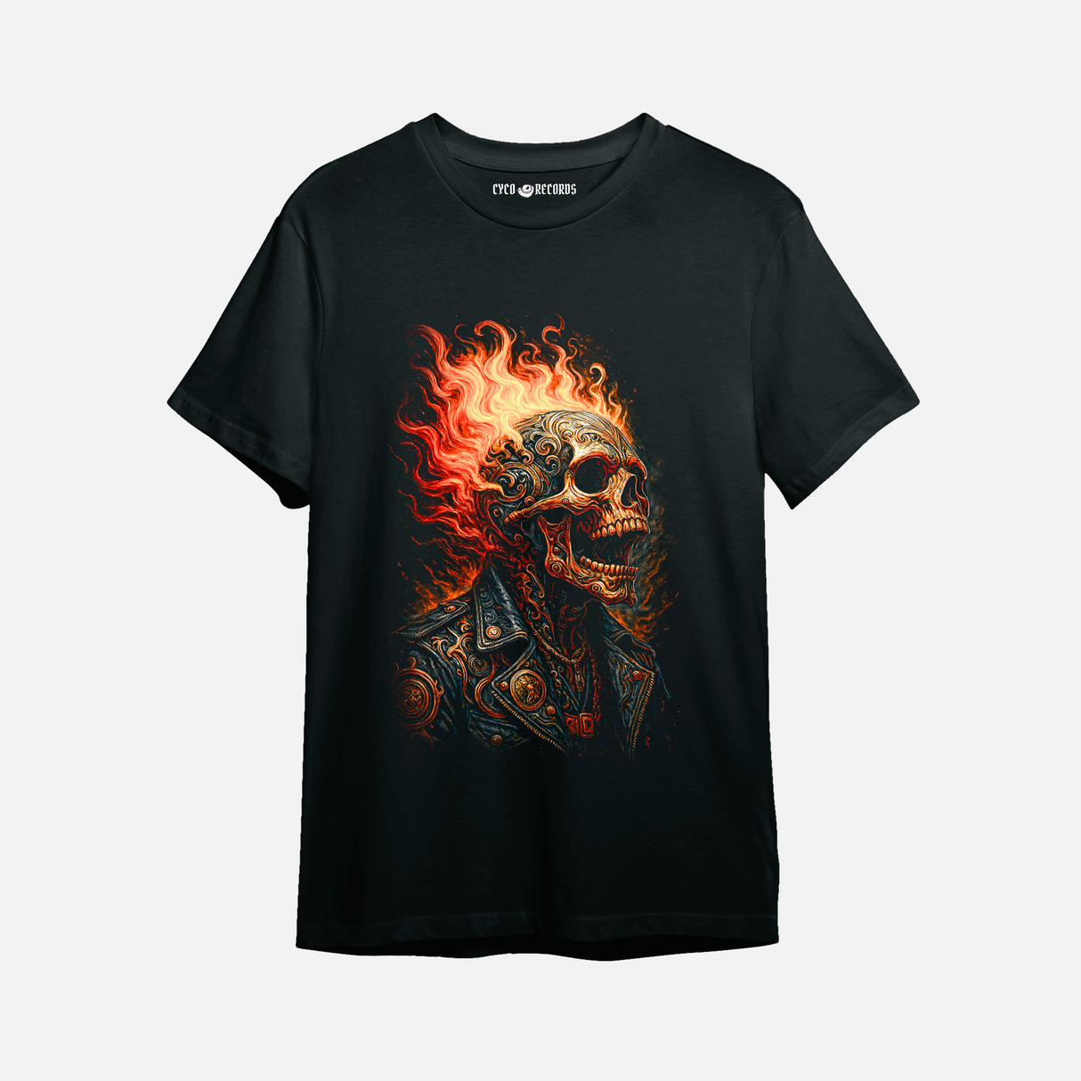 Calavera - En llamas 2 - Polera