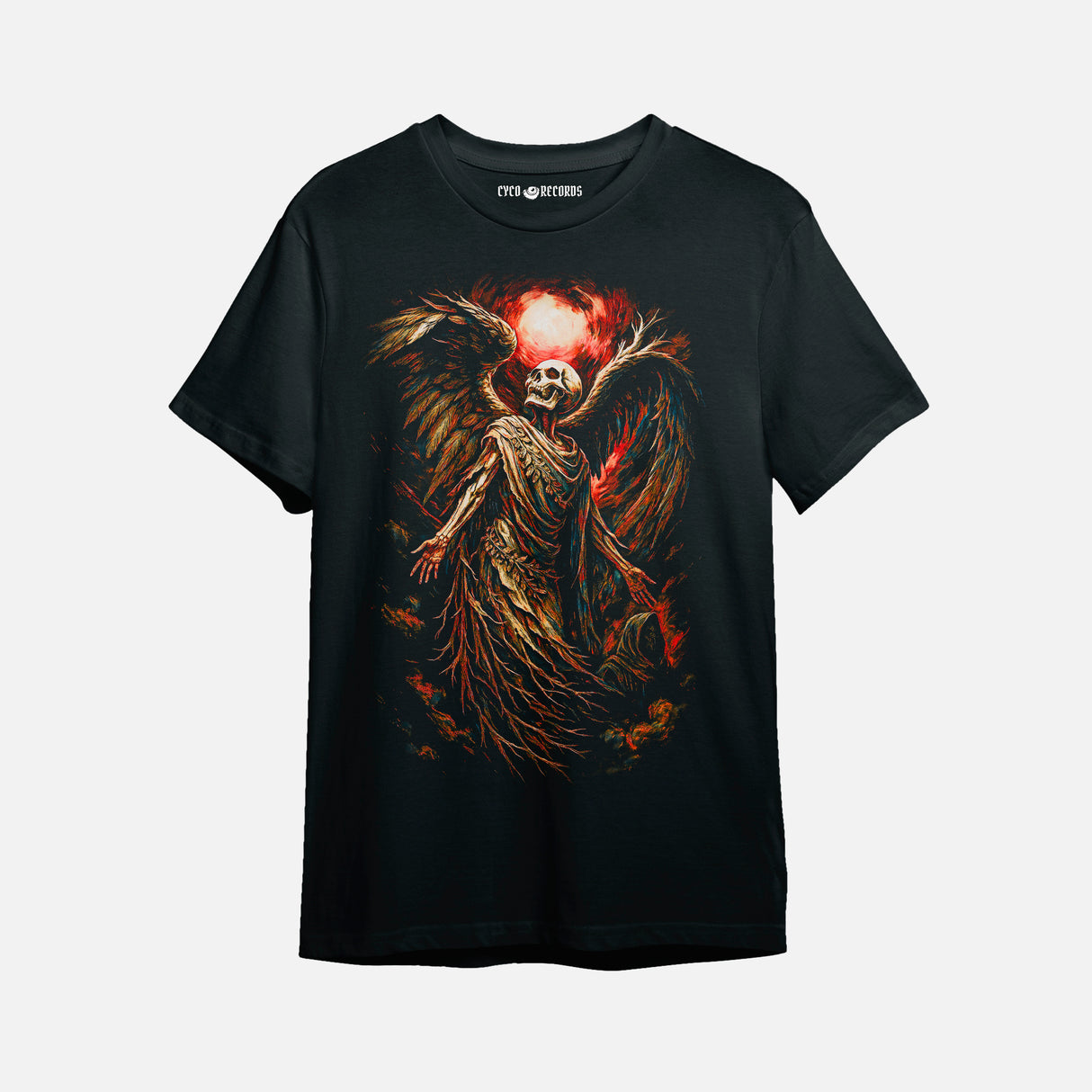 Calavera - Esqueleto Angel - Polera
