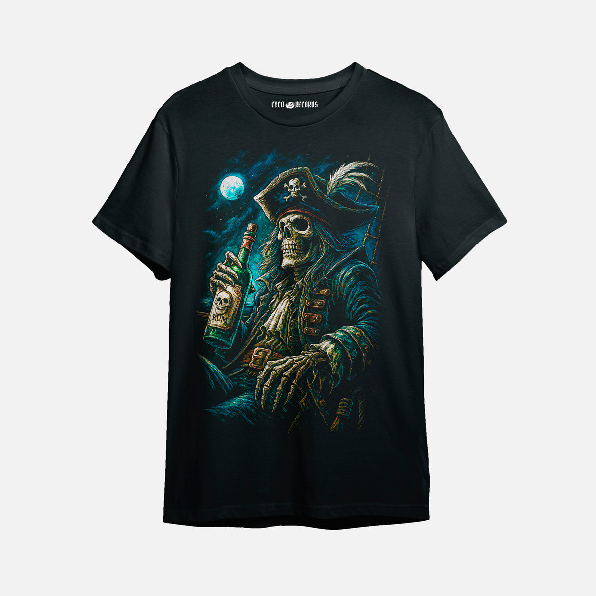 Calavera - Esqueleto Pirata - Polera