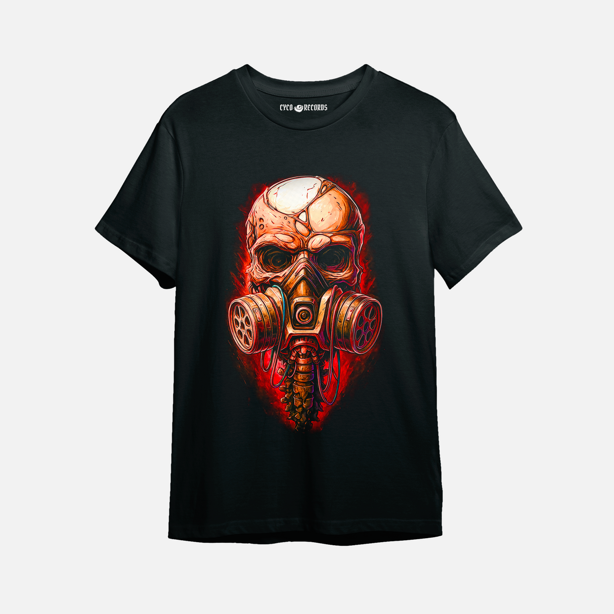 Calavera - Mascara de Gas - Polera