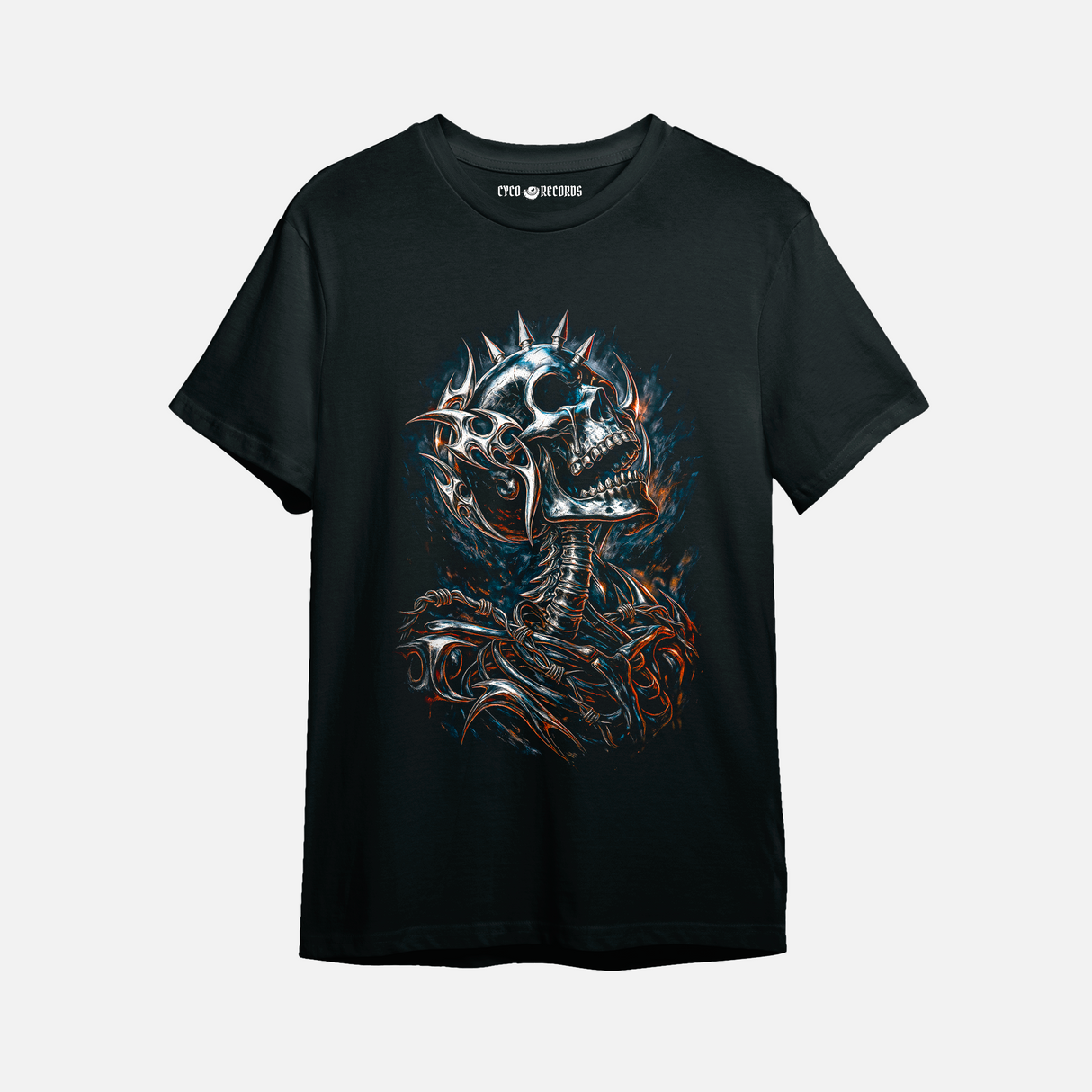 Calavera - Metalico - Polera