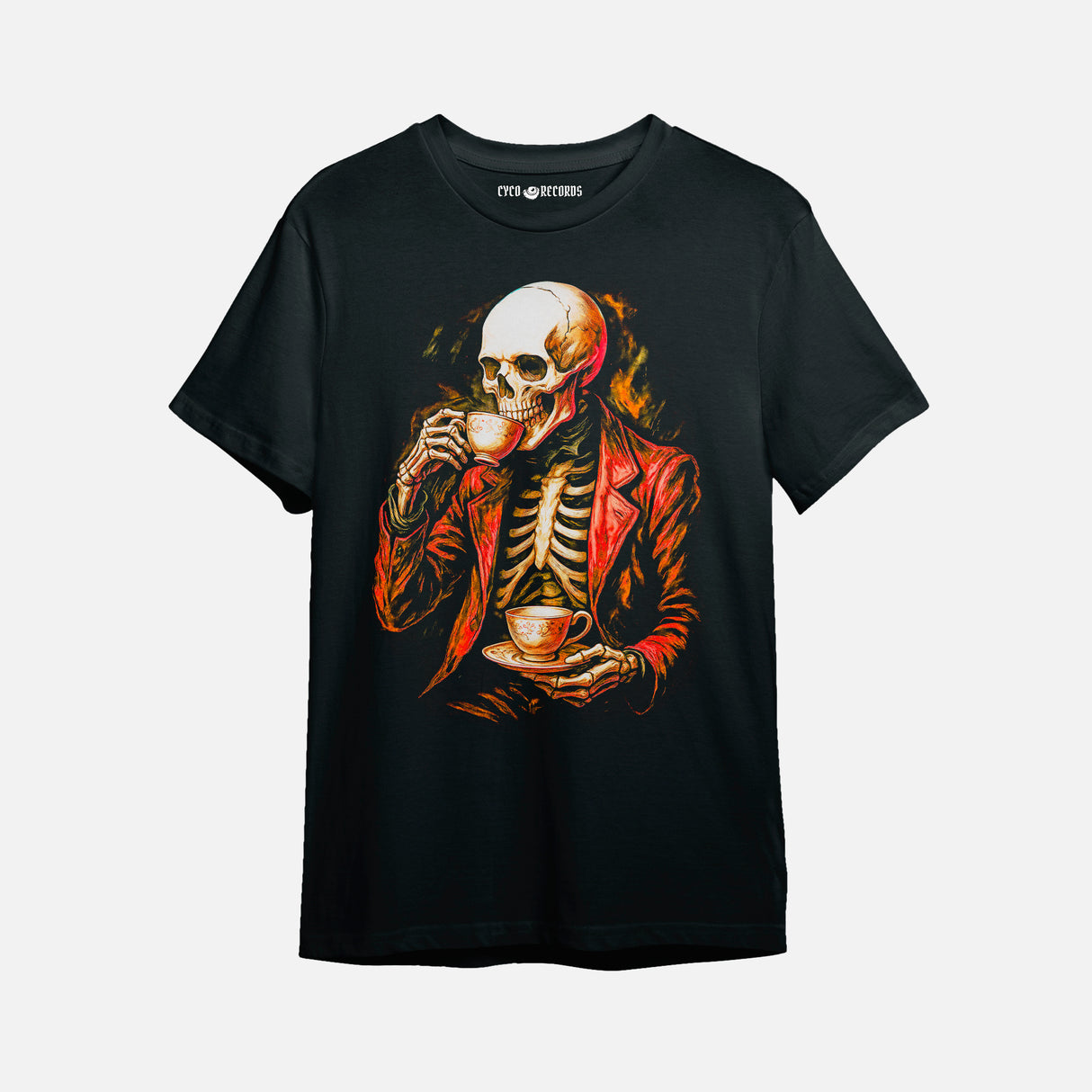 Calavera - Taza de te - Polera