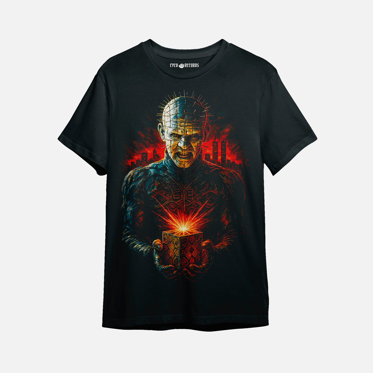 Pelicula - Hellraiser - Pinhead and Cube - Polera
