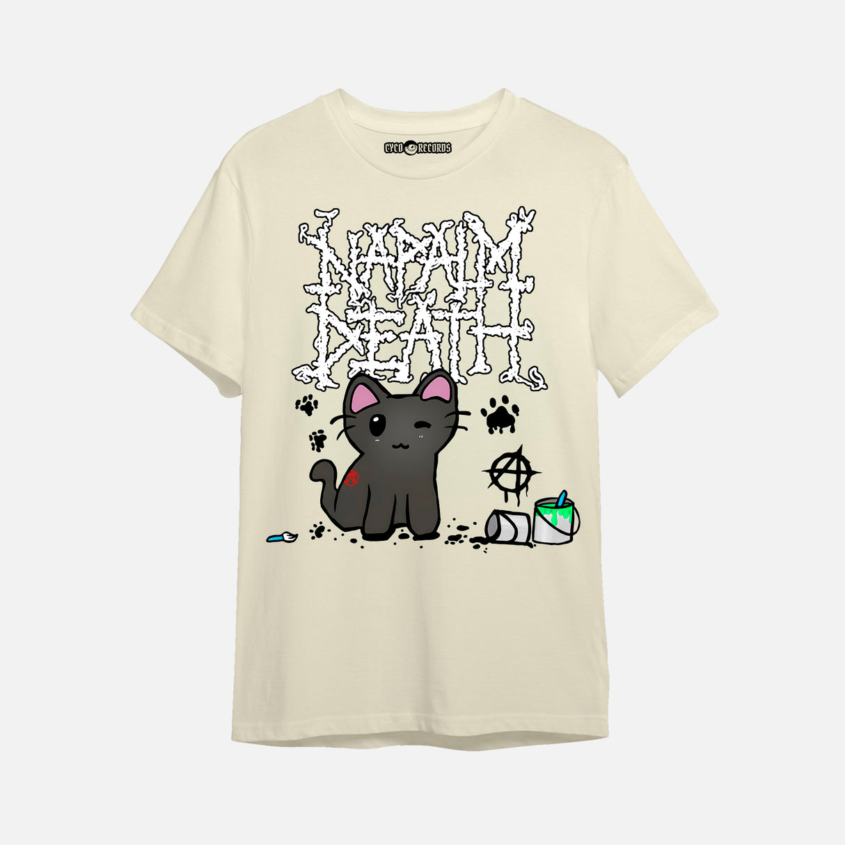 Napalm Death - Cat - No Authority - Polera