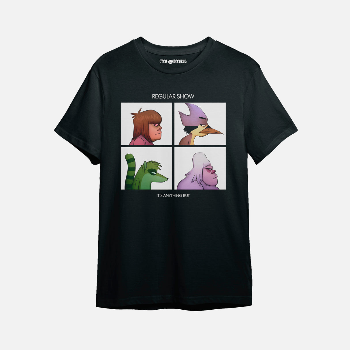 Regular Show - Gorillaz Portada - Polera