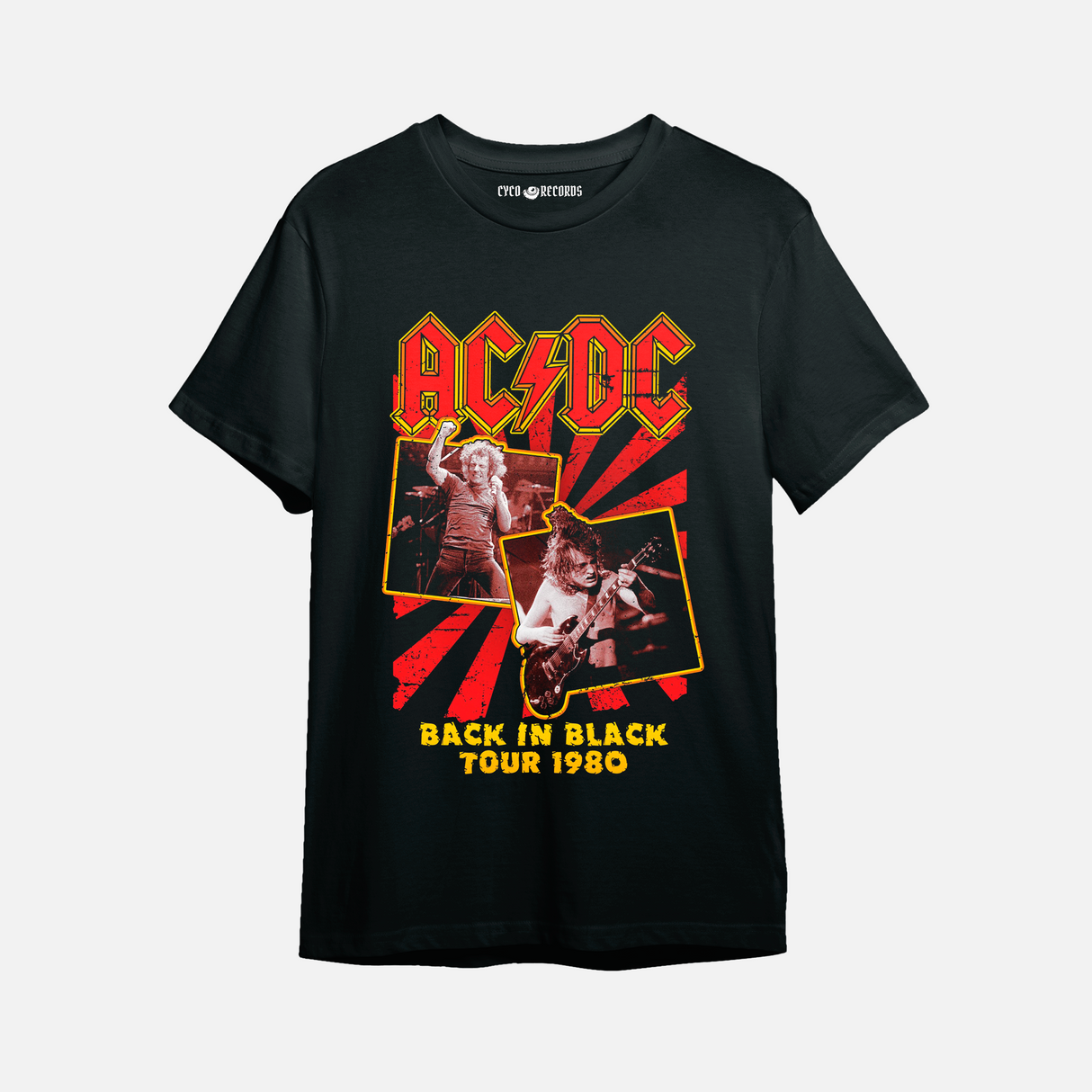 ACDC - Back in black tour - Polera
