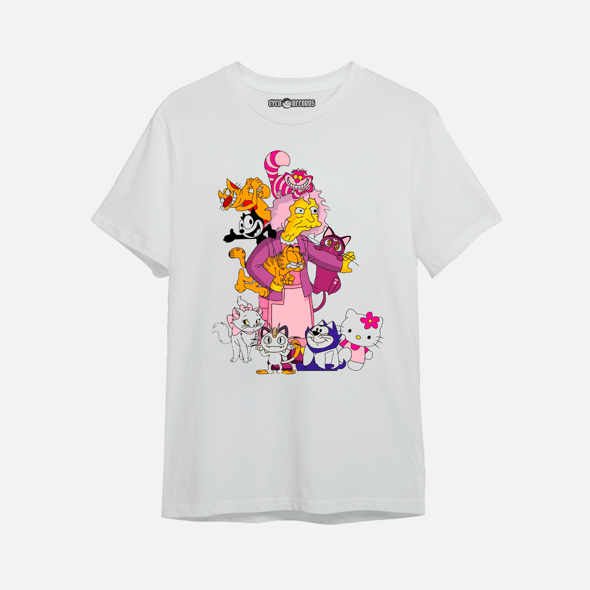 The Simpsons - Loca De Los Gatos Famosos - Polera