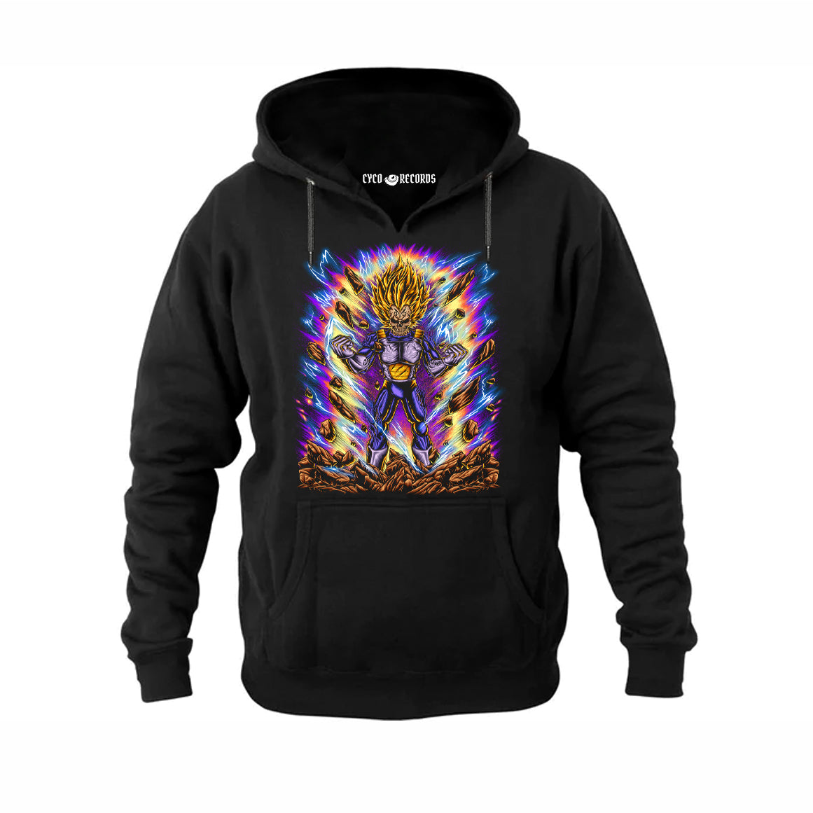Dragon Ball - Vegeta Skull - Poleron Canguro