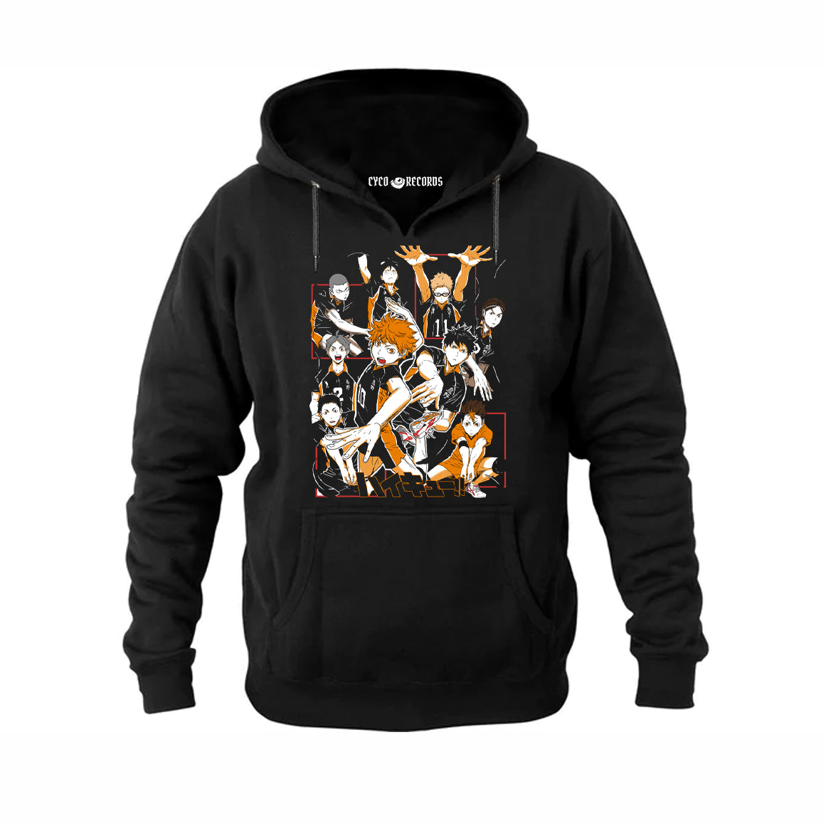 Haikyu!! - Karasuno Team - Poleron Canguro