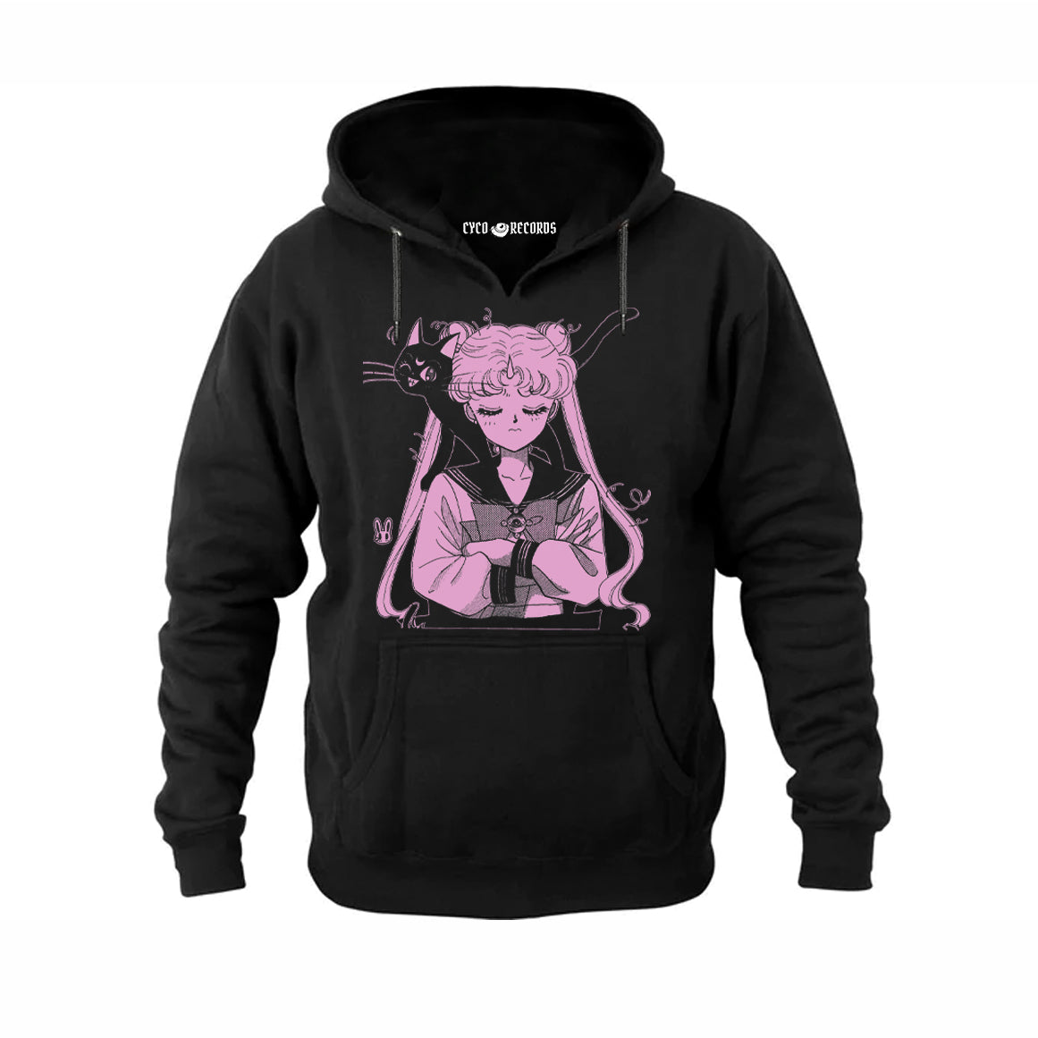 Sailor Moon - Usagi y Luna Rosa - Poleron Canguro
