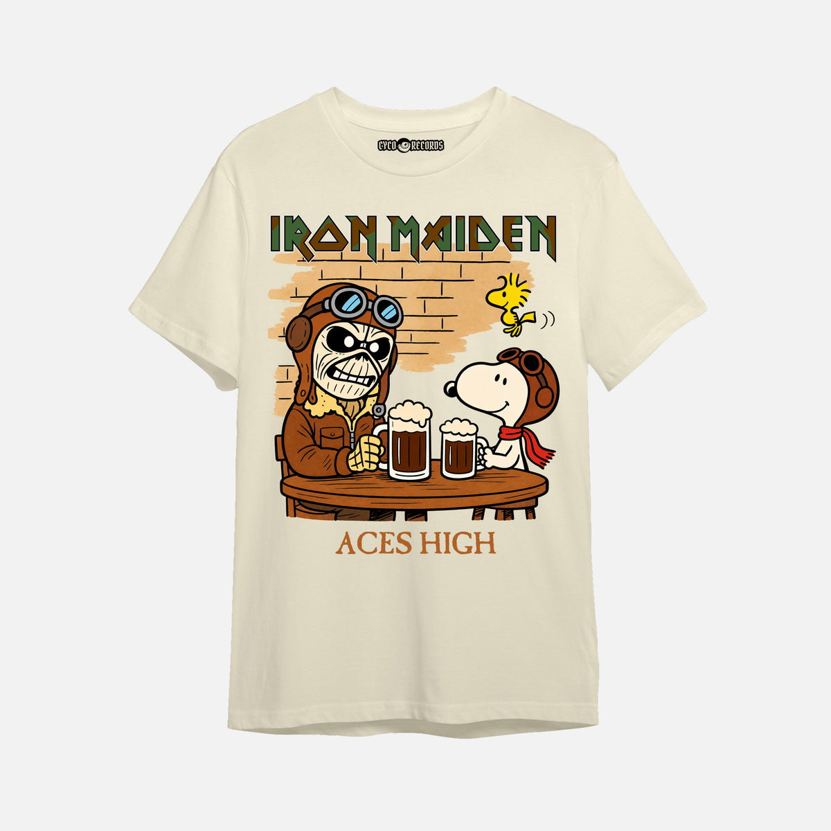 Iron Maiden - Aces High - Snoopy - Polera