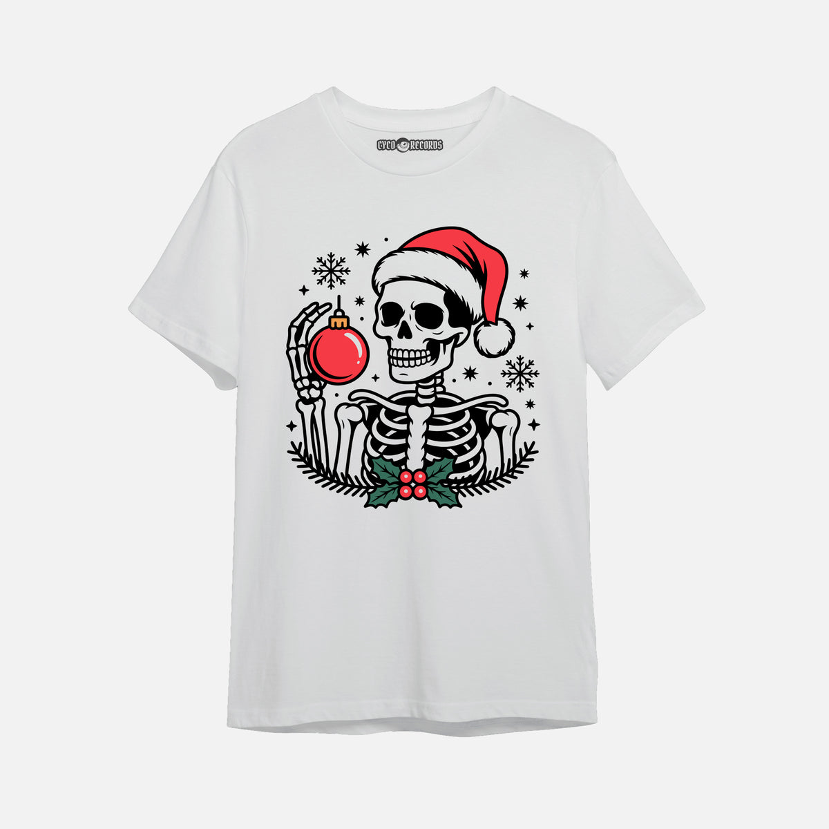 Meme - Christmas Skelleton - Polera