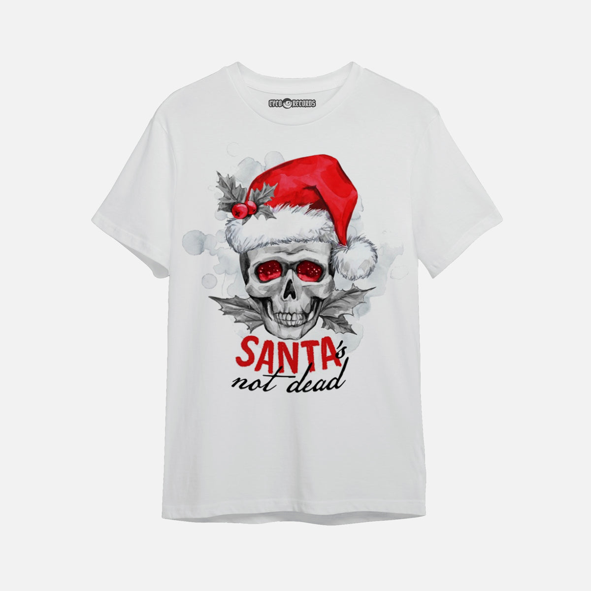 Meme - Christmas Skull Santa - Polera