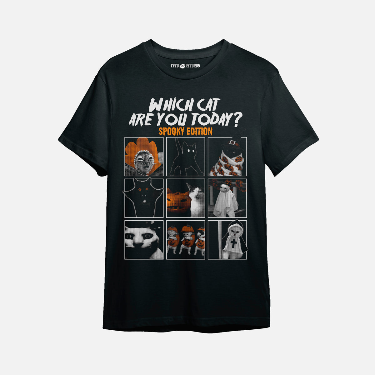 Meme - Which Cat Are You Spooky Edition - Polera