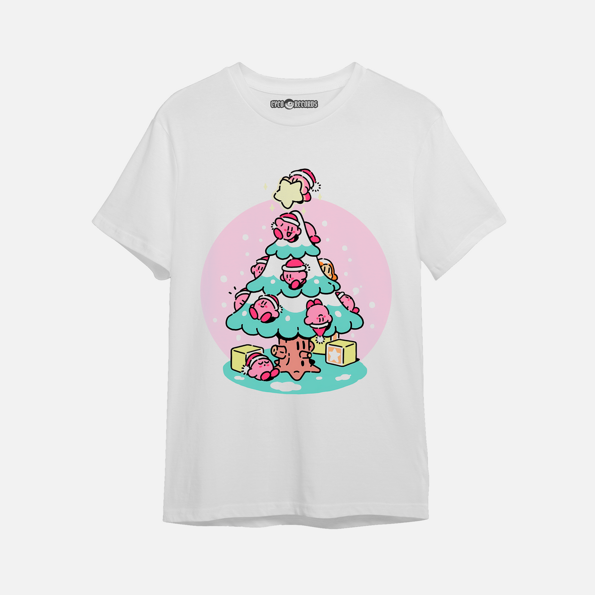 Navidad - Kirby Navideno - Polera