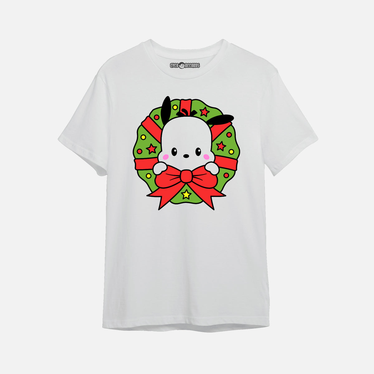 Pochacco - Corona Navidad - Polera