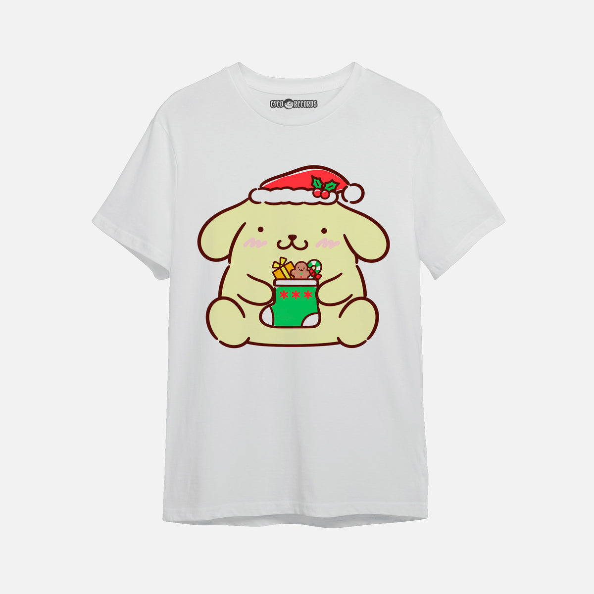 Pompompurin - Gorro Navideno - Polera