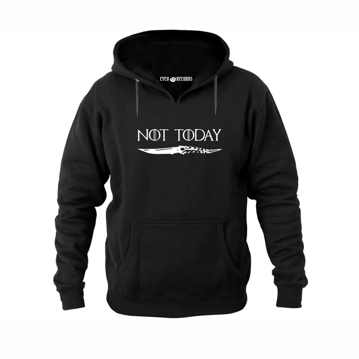 Game Of Thrones - Not Today Negra - Poleron Canguro