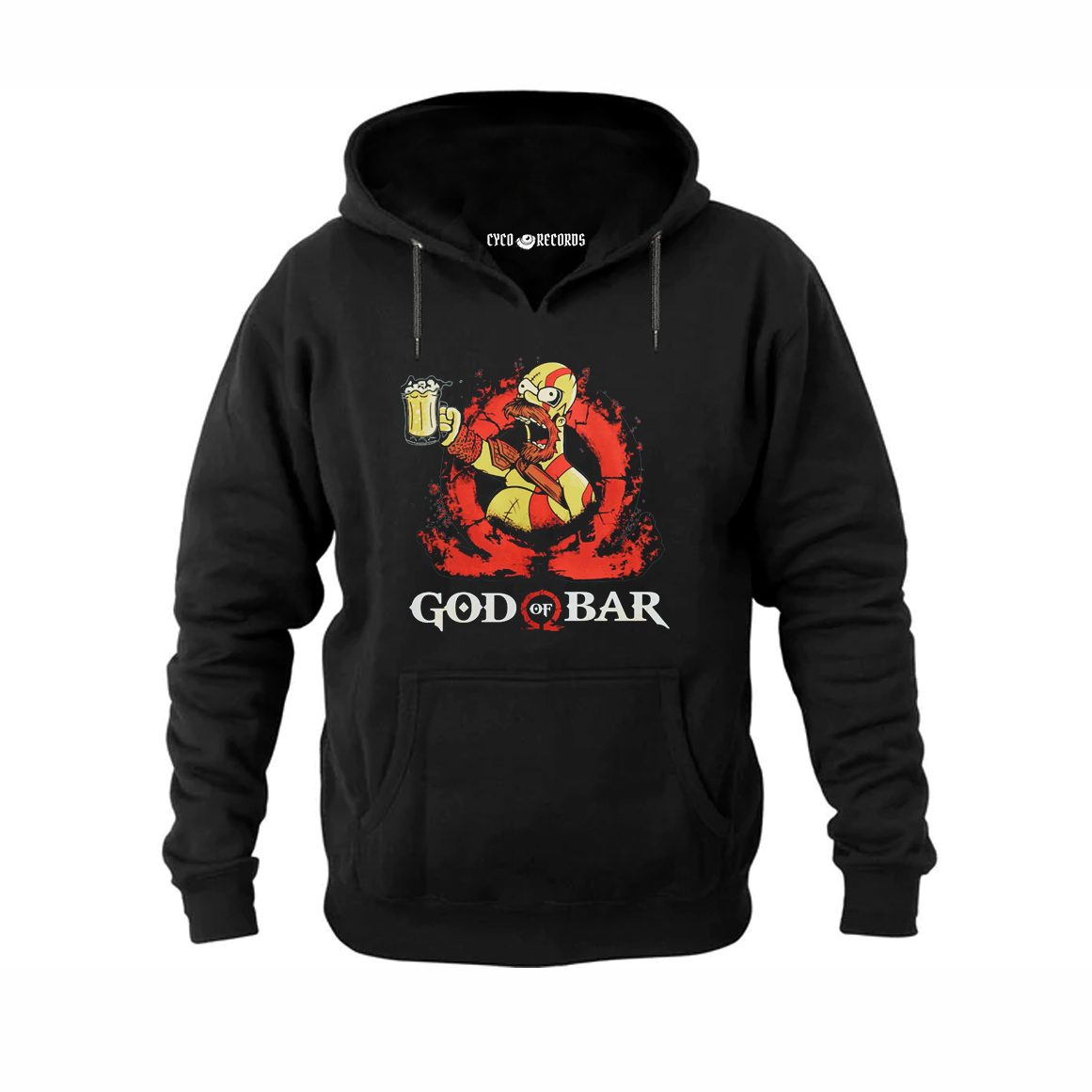God Of Bar - Kratos God Of War - Poleron Canguro