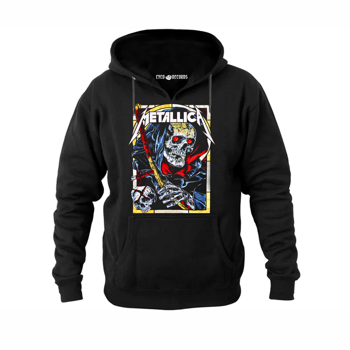 Metallica - Skull - Poleron Canguro