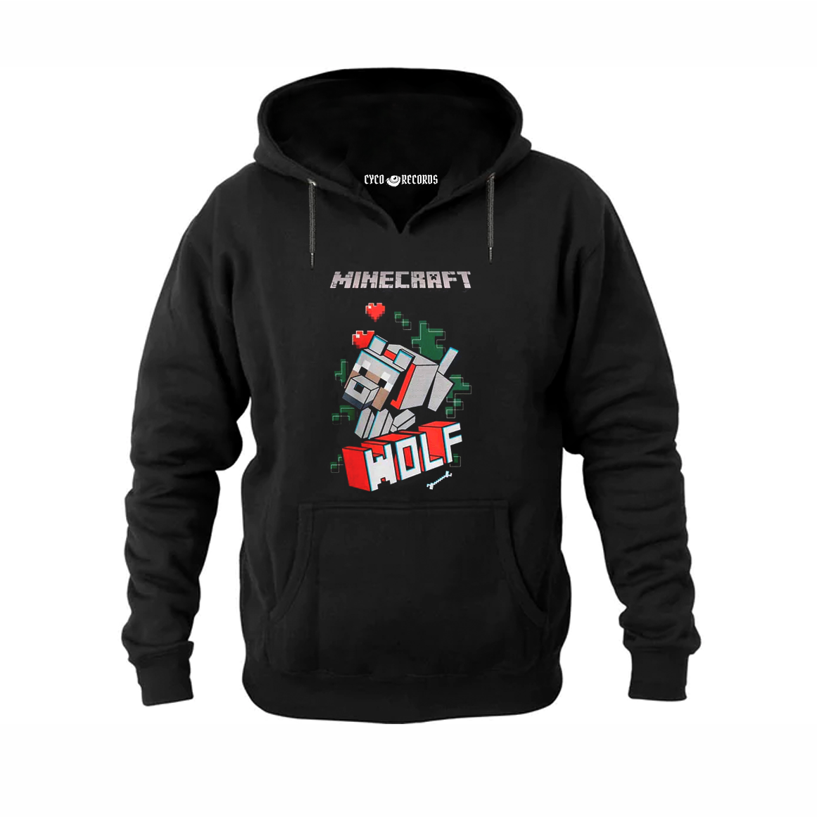 Minecraft - Wolf - Videojuegos - Poleron Canguro