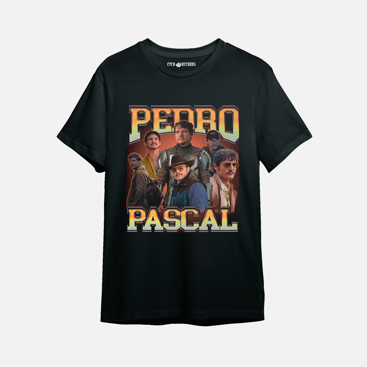 Pedro Pascal - Collage Mandalorian - Polera