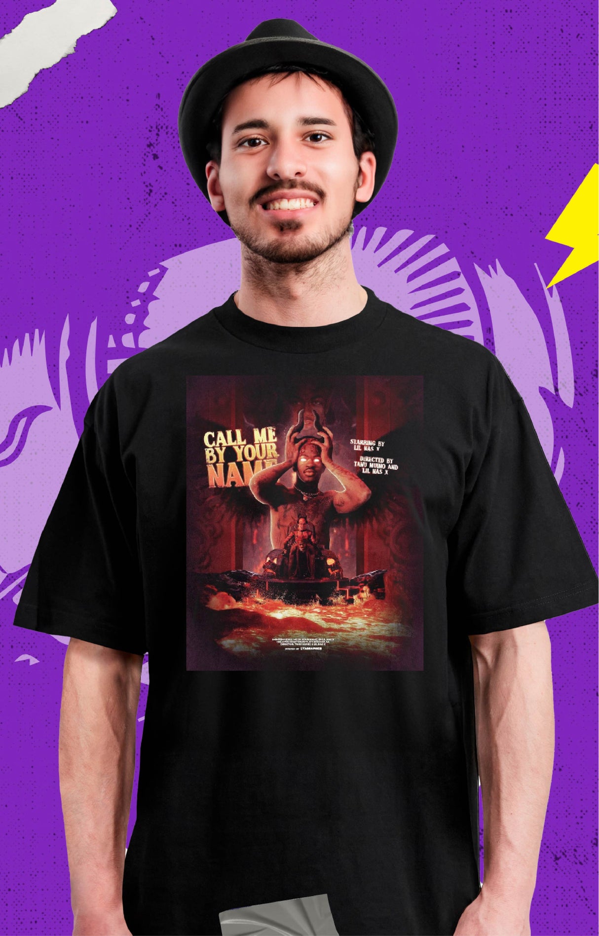 Lil Nas X - Montero Pentagrama - Polera