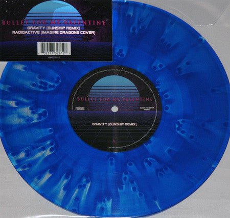 Bullet For My Valentine  Gravity (Gunship Remix) / Radioactive 10" 45 RPM - Vinilo Simple - Nuevo