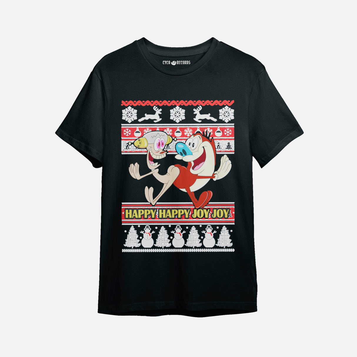 Ren _ Stimpy - Navidad - Polera