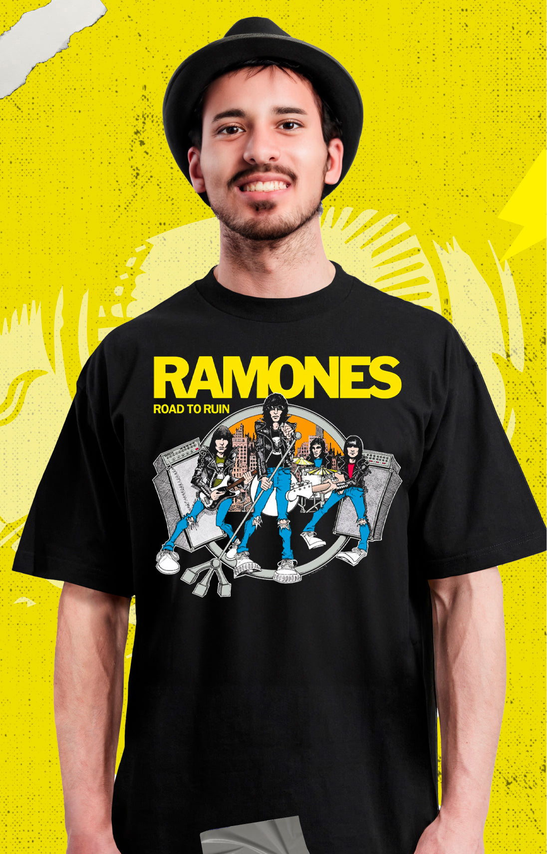 Ramones - Road To Ruin - Polera