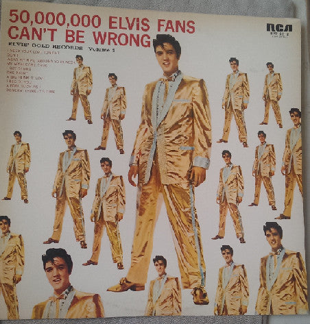 Elvis Presley – 50,000,000 Elvis Fans Can't Be Wrong (Elvis' Gold Records, Vol. 2) - Vinilo Japones (Sin Obi)