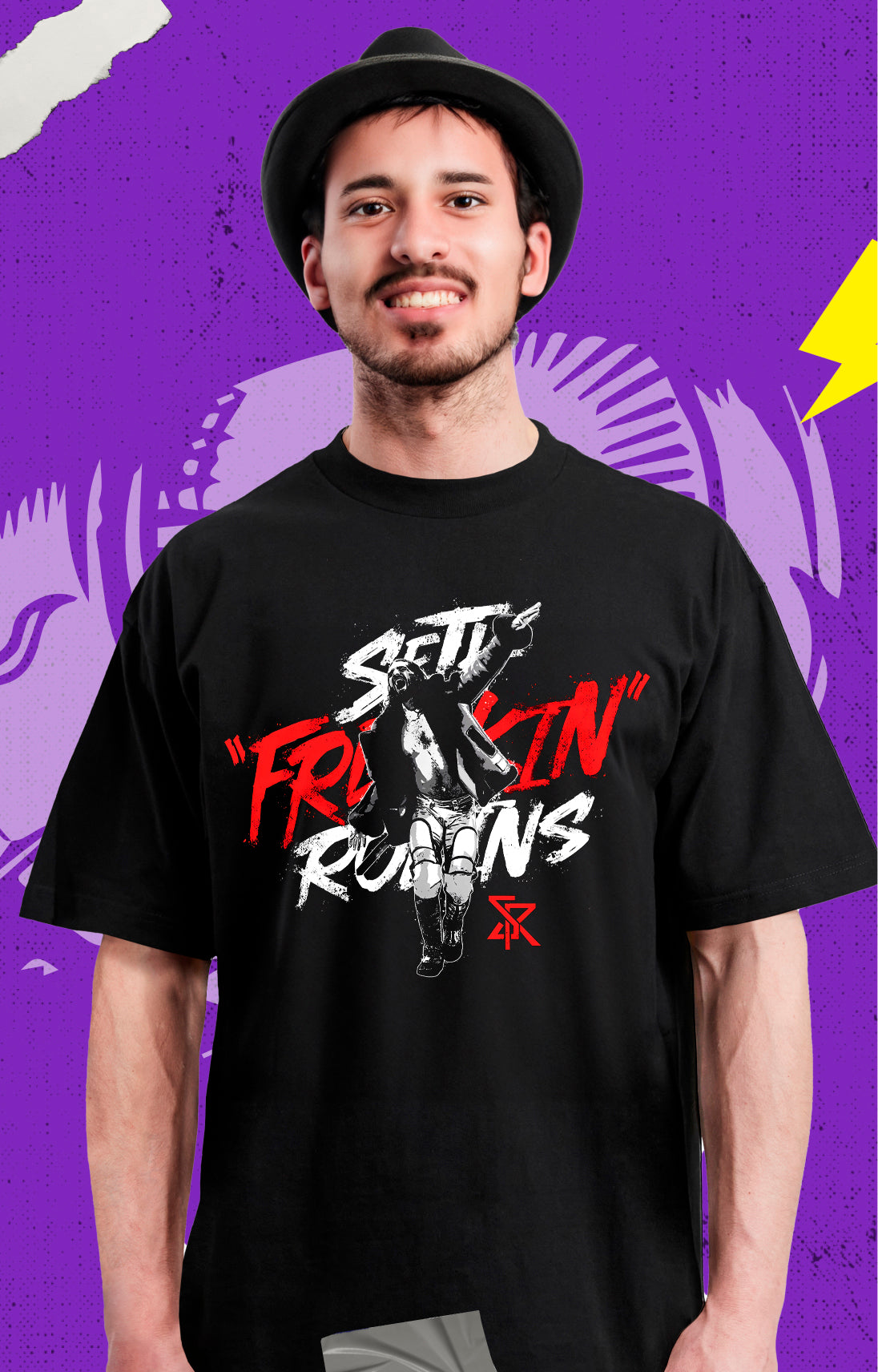 Wwe - Seth Freaking Rollings Latino Heat - Polera