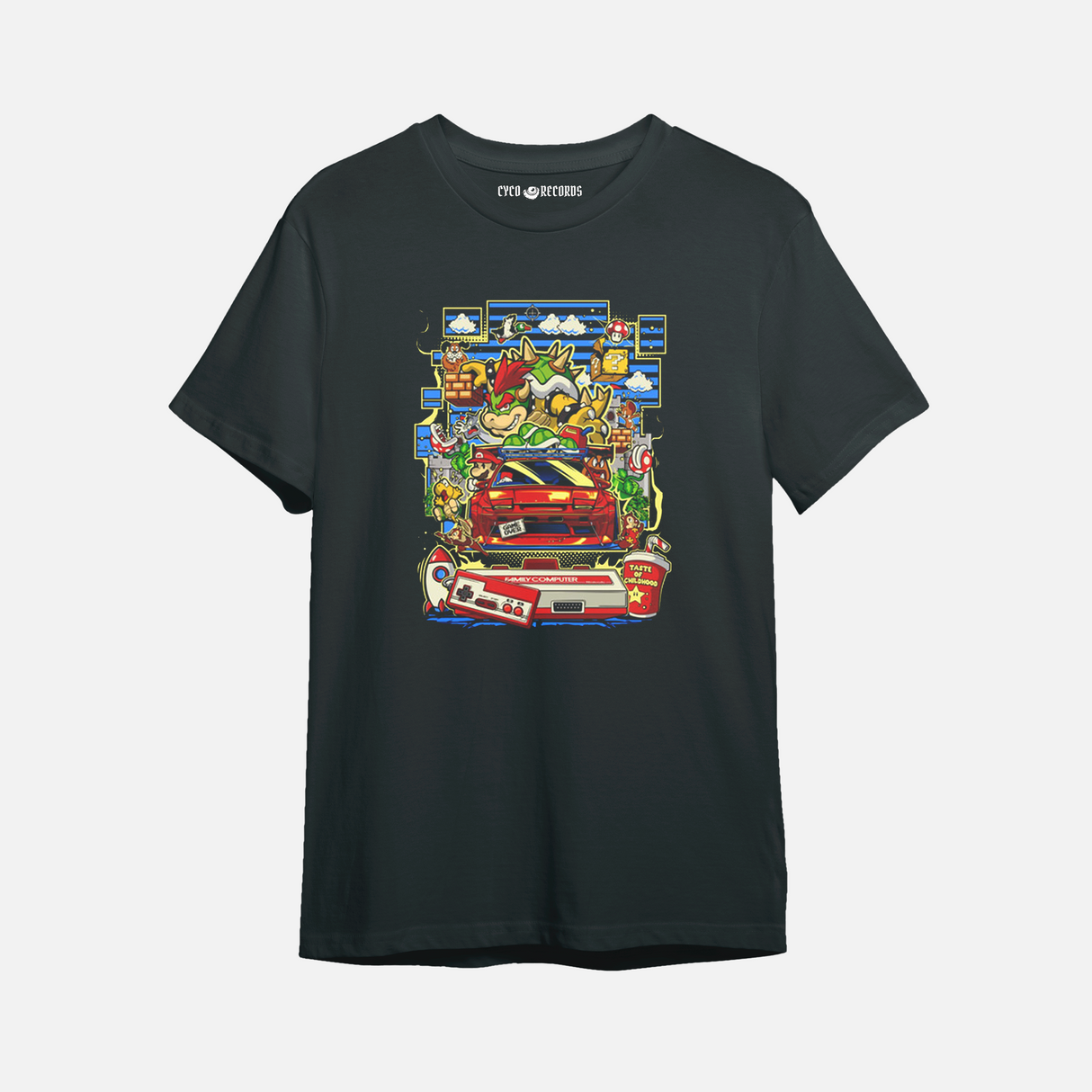 Nintendo - Bowser Mario Kart Auto Rojo - Polera