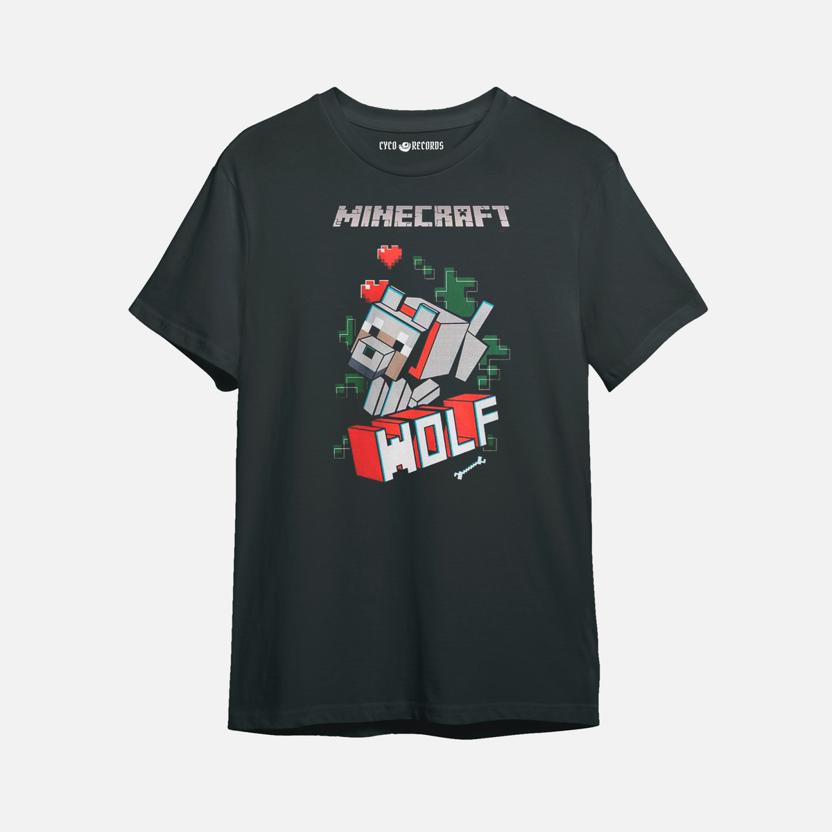 Minecraft - Wolf - Videojuegos - Polera