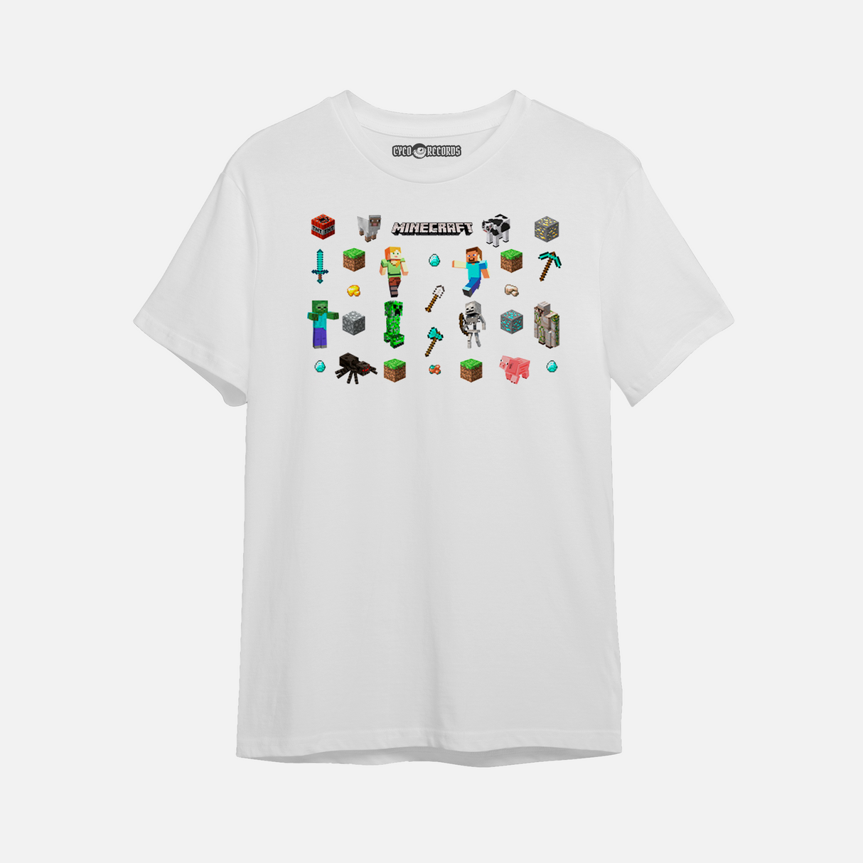 Minecraft - Personajes - Polera