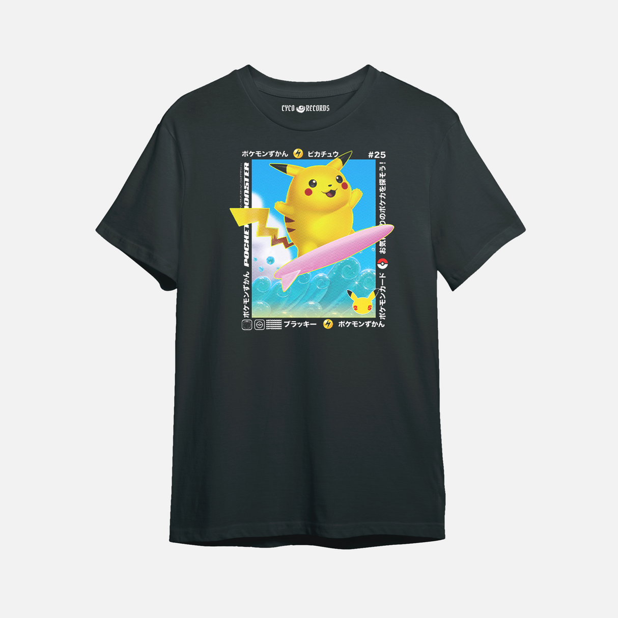 Pokemon Pikachu Surfing Tcg  Videojuegos - Polera - Polera