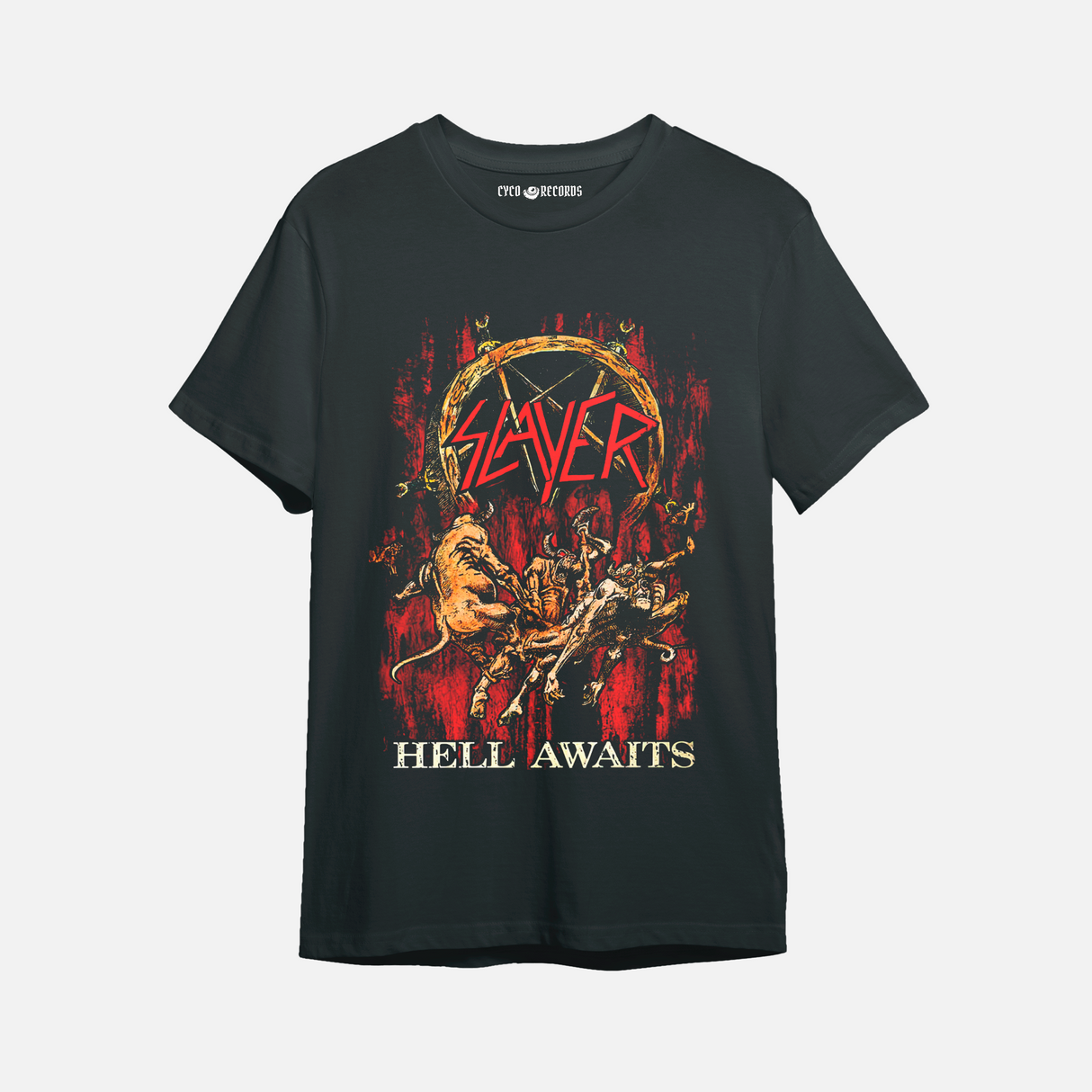 Slayer - Hell Awaits - Polera