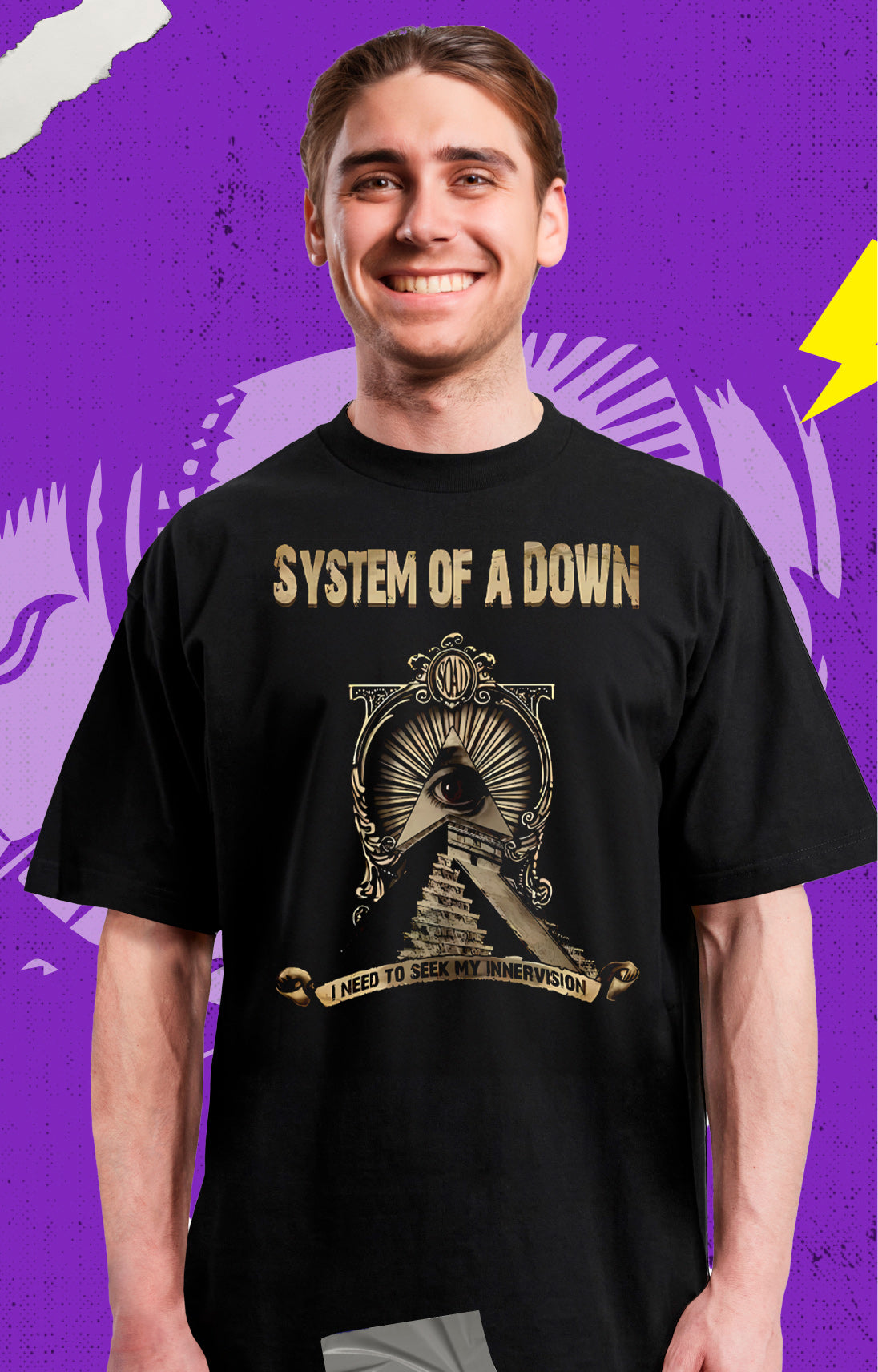 System Of a Down - I need to seek - Polera
