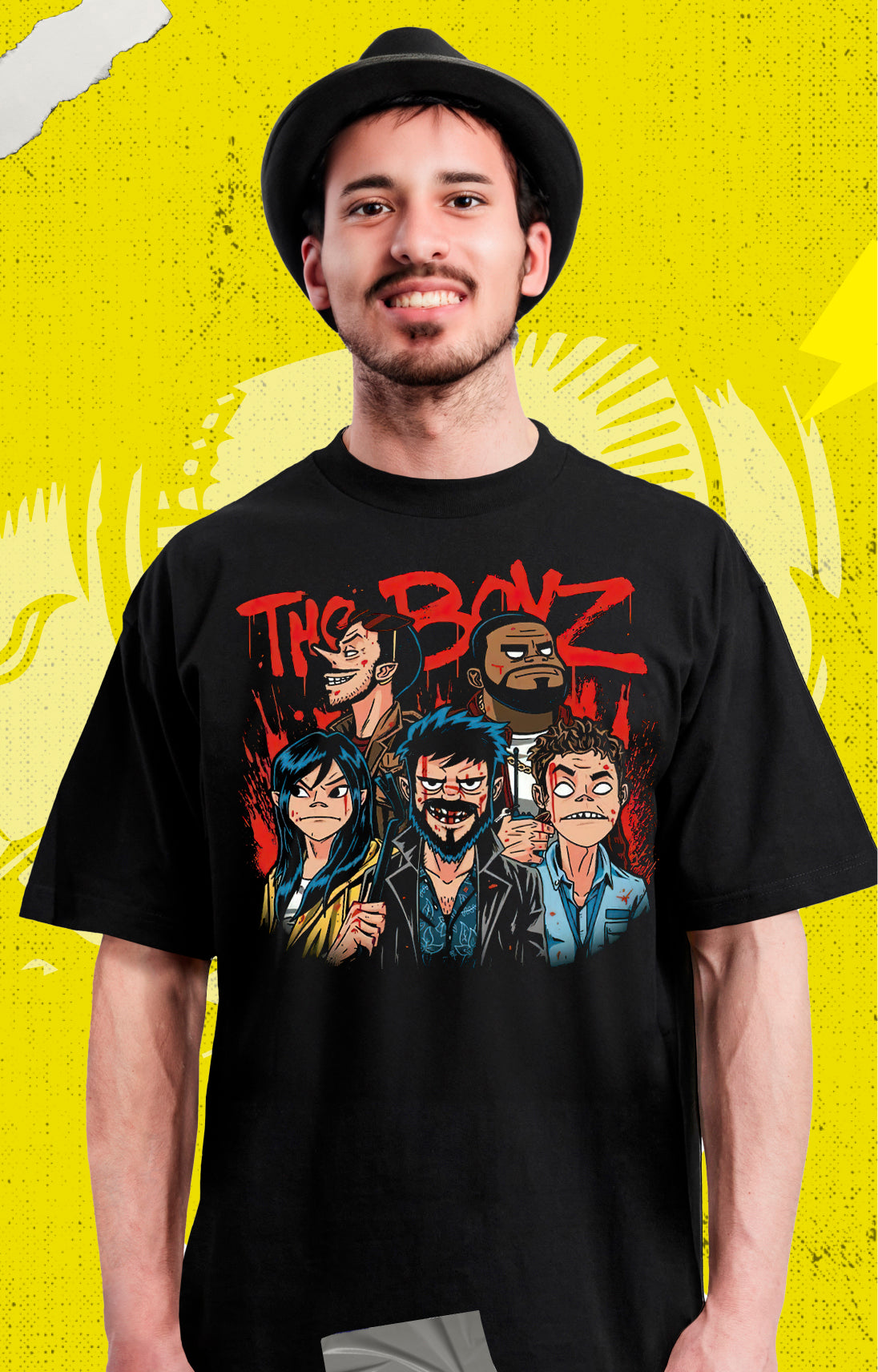 The Boys - Animados Gorillaz - Polera